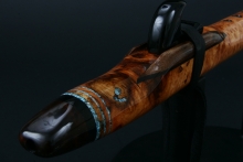 Makamong Burl Native American Flute, Minor, Low F-4, #E42H